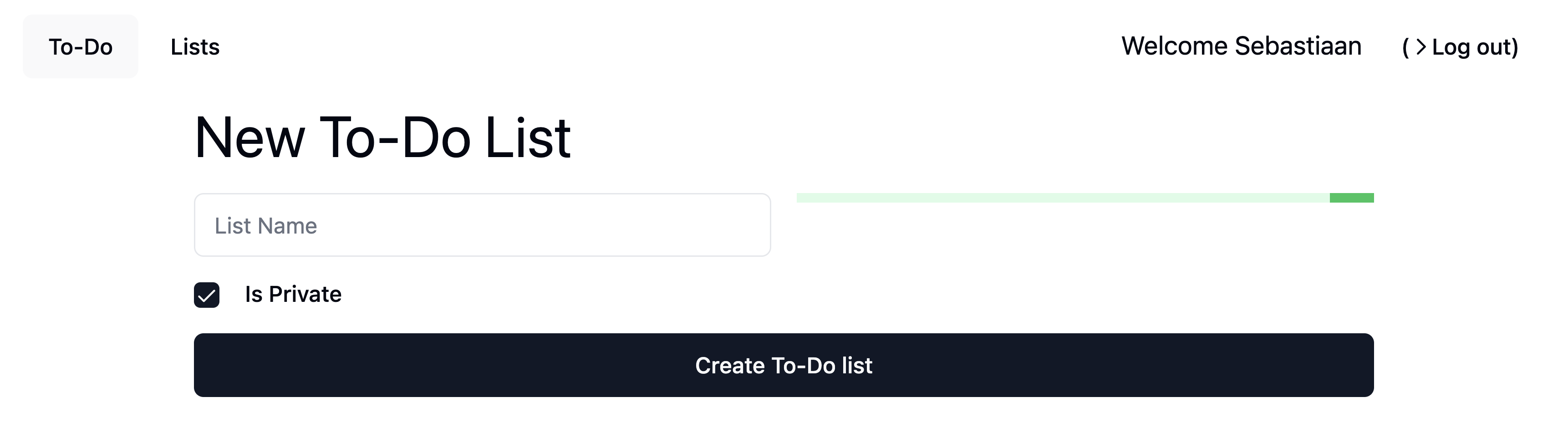 <LoadingPart/> component in de lijst van gebruikers