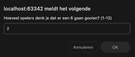 Oefening 7: Gok ingeven