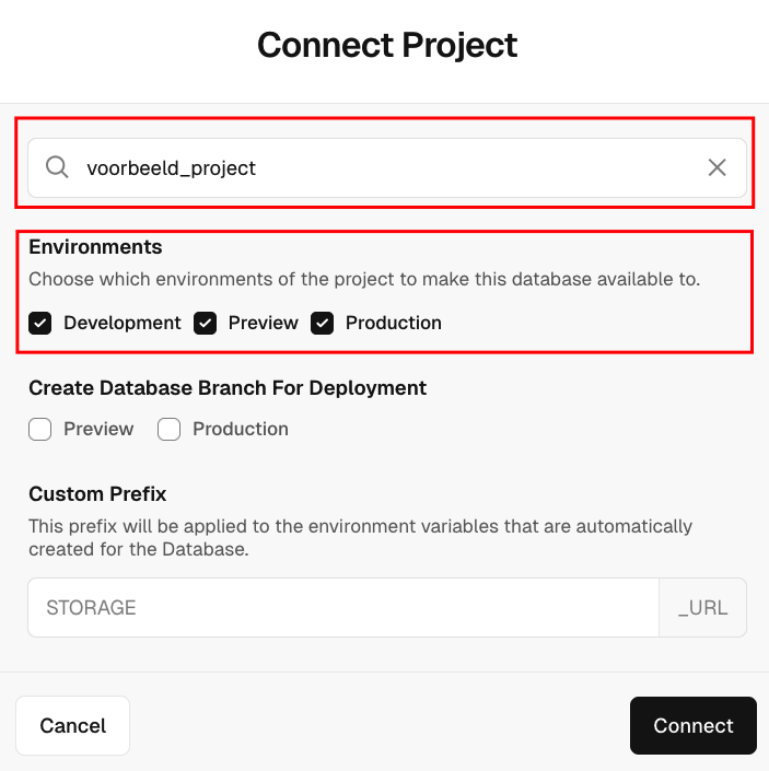 Database environments