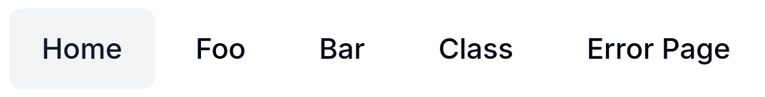 Shadcn navbar met opmaak